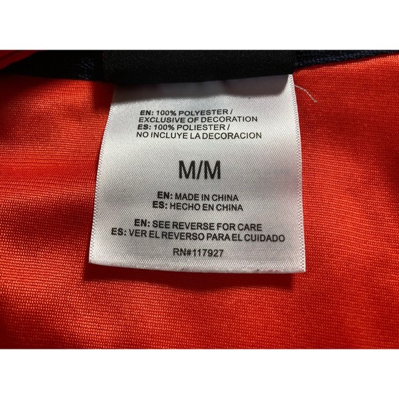 AND1 Jacket Mens Medium Orange/Navy Basketball Warm up NWOT - Picture 7 of 7